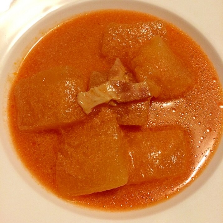 ほっこり☆冬瓜のトマトクリームスープ